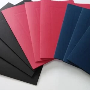 Carpeta con bolsillo en papel fino